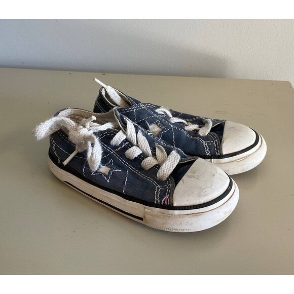 Converse Chuck Taylor All Star Classic Low Sneaker Infant Toddler Blue Size 6 - Picture 3 of 7